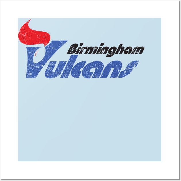 Birmingham Vulcans Wall Art by MindsparkCreative